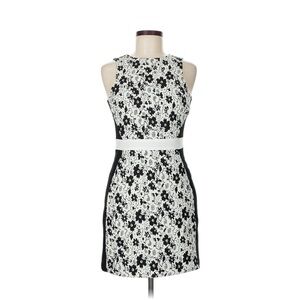Finder Keepers Women's Black & White Floral Sheath Dress Size Medium